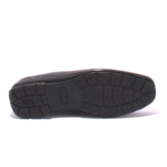 Ernesto Dolani 9640 Navy Leather / Sheepskin Deer Driver Moccasins - Picture 9 of 9